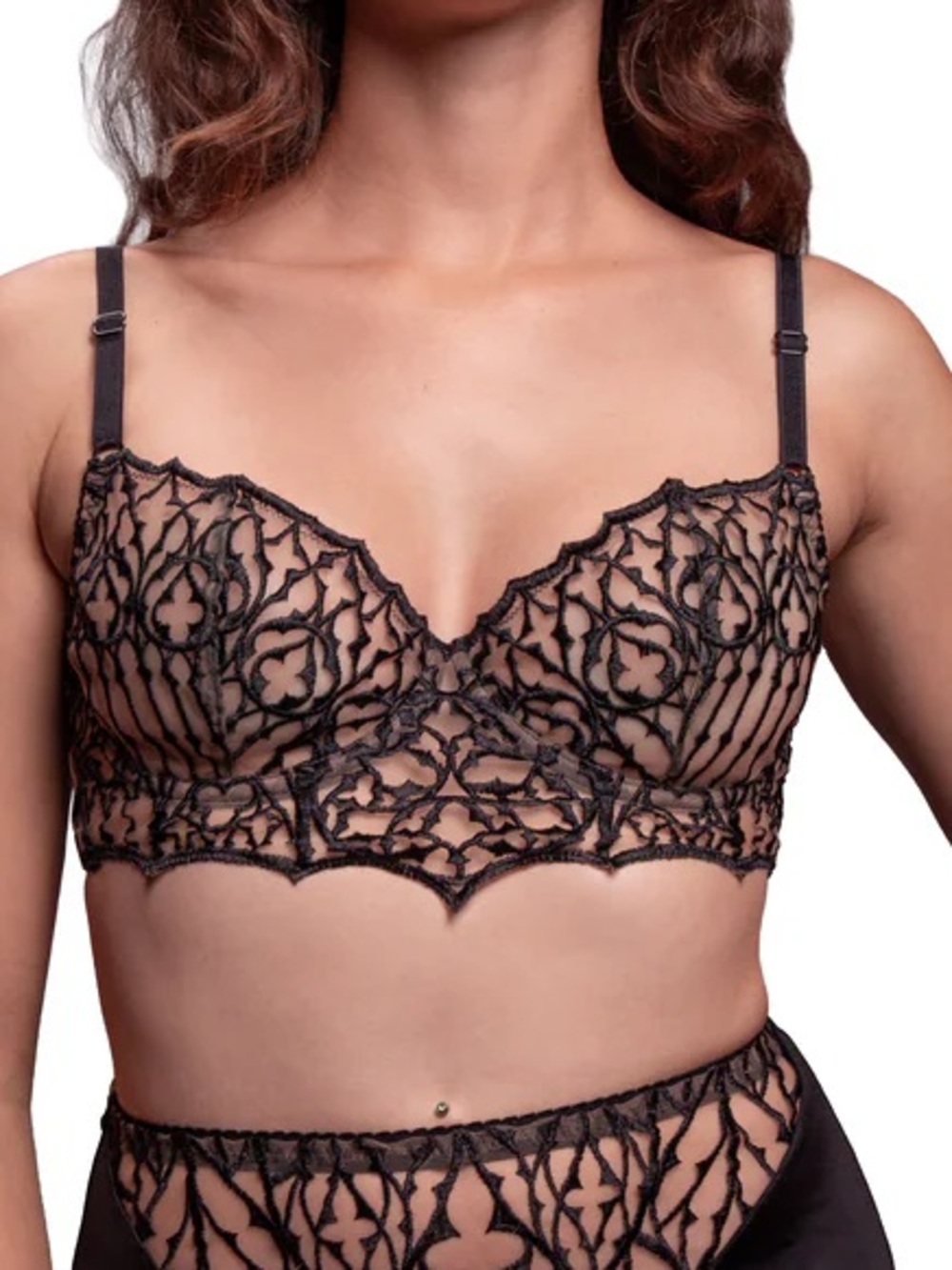 VIDENOIR - POINTY CATHEDRAL UNDERWIRED BRA
